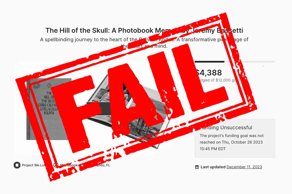 Kickstarter campaign failed